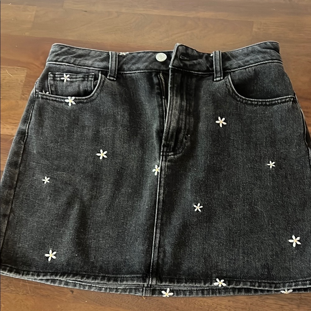 PacSun Black Embellished Mini Skirt